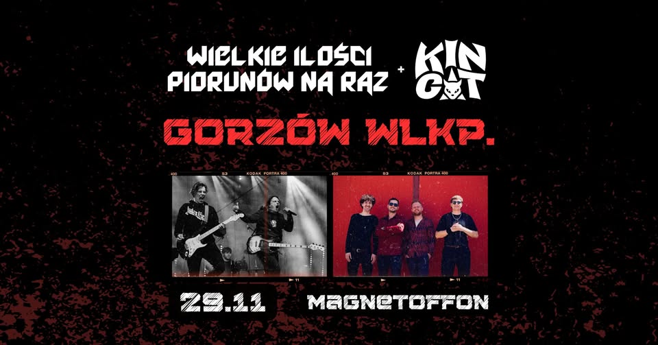WIELKIE ILOŚCI PIORUNÓW NA RAZ + KIN CAT + LOTA // Gorzów Wlkp. MAGNETOFFON // 29.11.2025