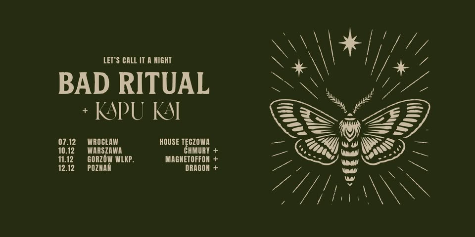 koncert BAD RITUAL + KAPU KAI