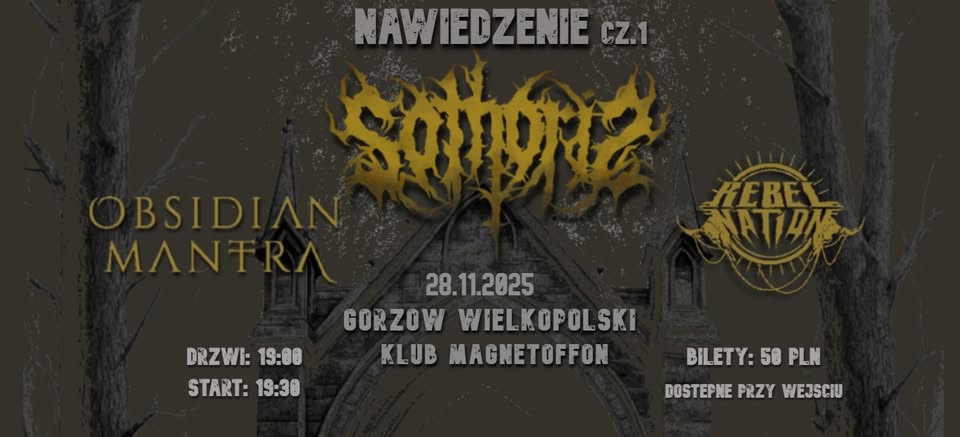 NAWIEDZENIE cz.1 / Sothoris /Obsidian Mantra /Rebel Nation / 28.11.2025 Magnetoffon, Gorzów Wlkp.