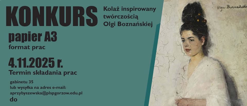 Konkurs dla uczniów PLSP na kolaż inspirowany twórczością Olgi Boznańskiej