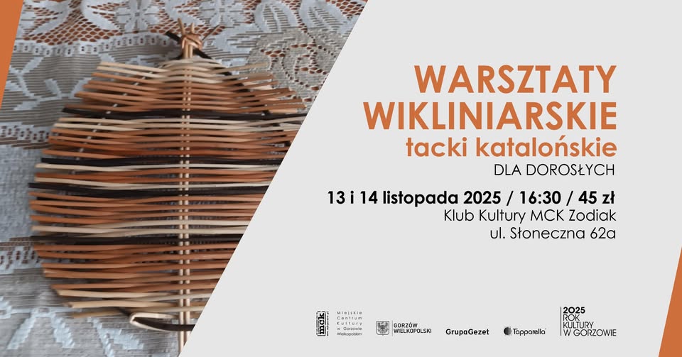 Warsztaty wikliniarskie dla dorosłych – Tacki katalońskie