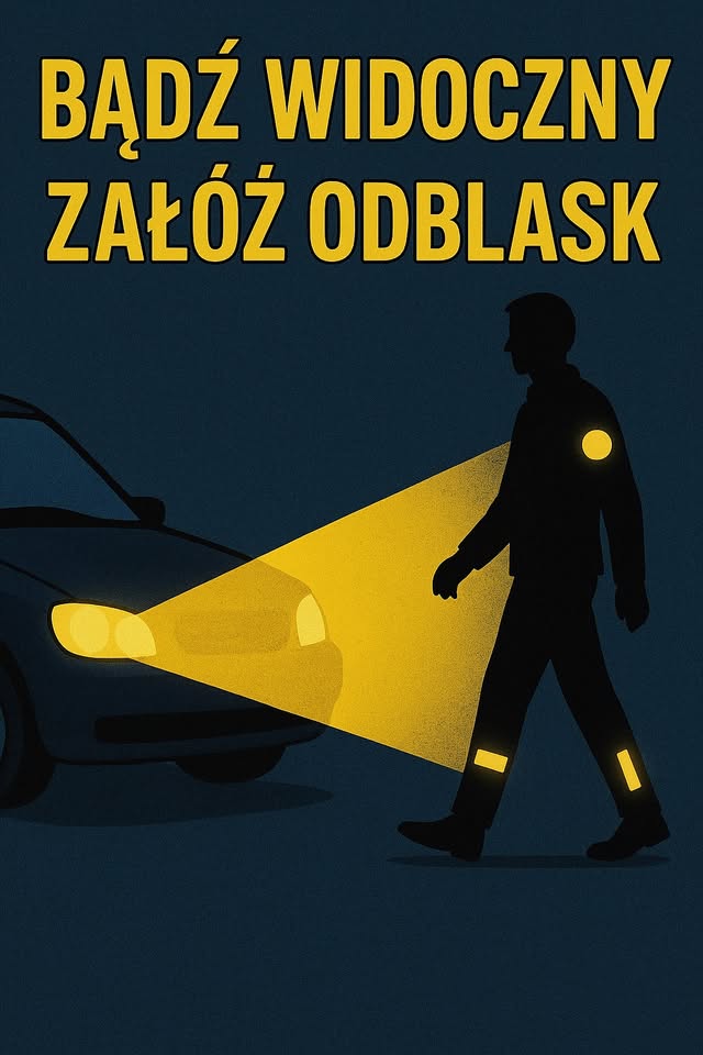 Bądź widoczny – załóż odblask!