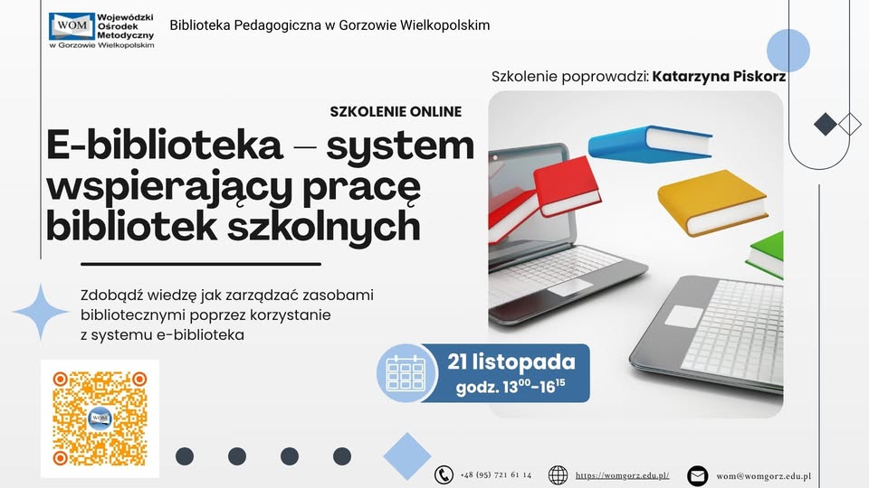 E-biblioteka – system wspierający pracę bibliotek szkolnych
