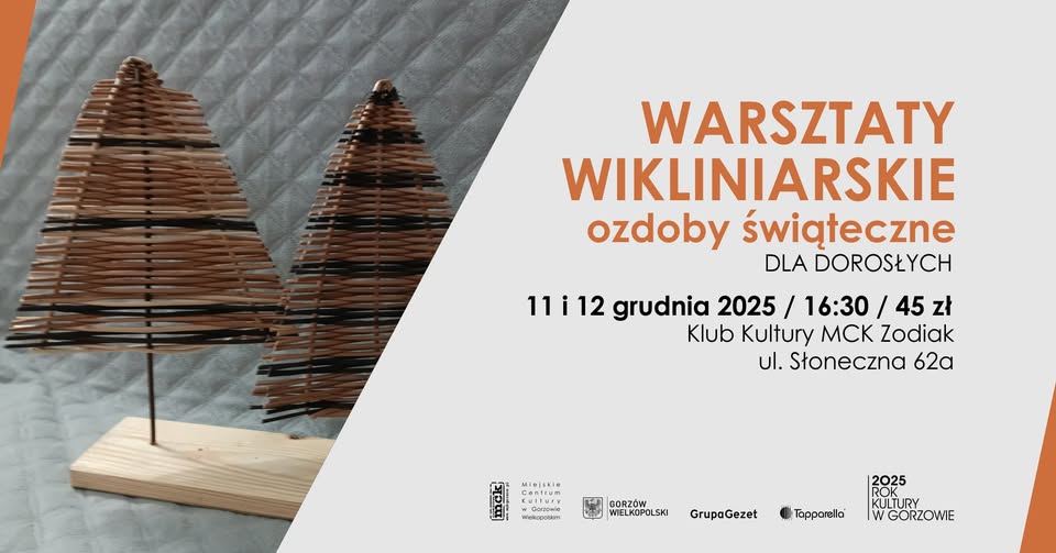 Warsztaty wikliniarskie – ozdoby świąteczne
