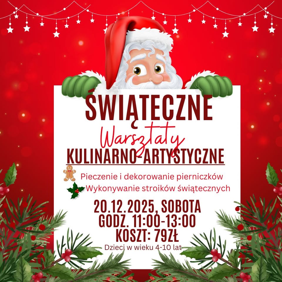 Świąteczne warsztaty kulinarno-artystyczne