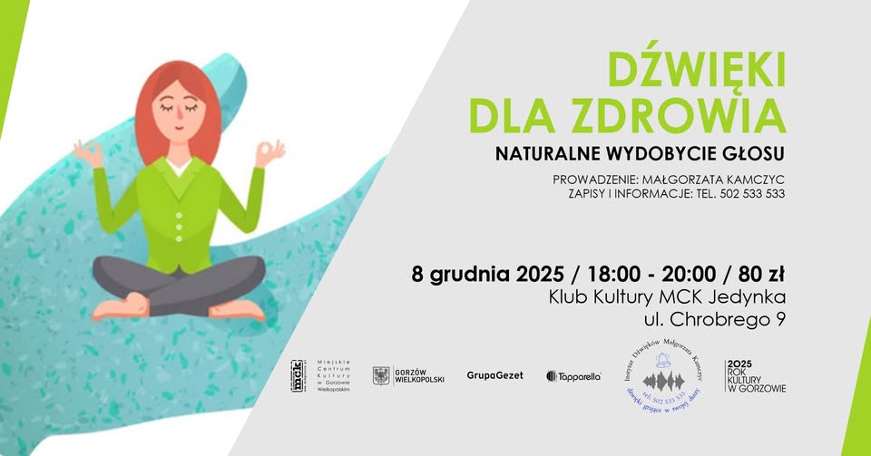 Warsztaty „Dźwięki dla zdrowia”