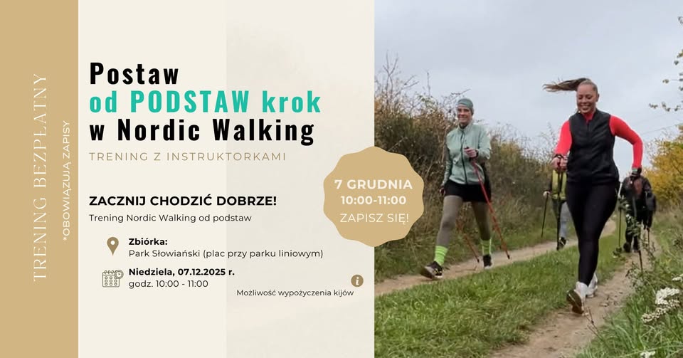 Postaw od PODSTAW krok w Nordic Walking – trening z instruktorkami