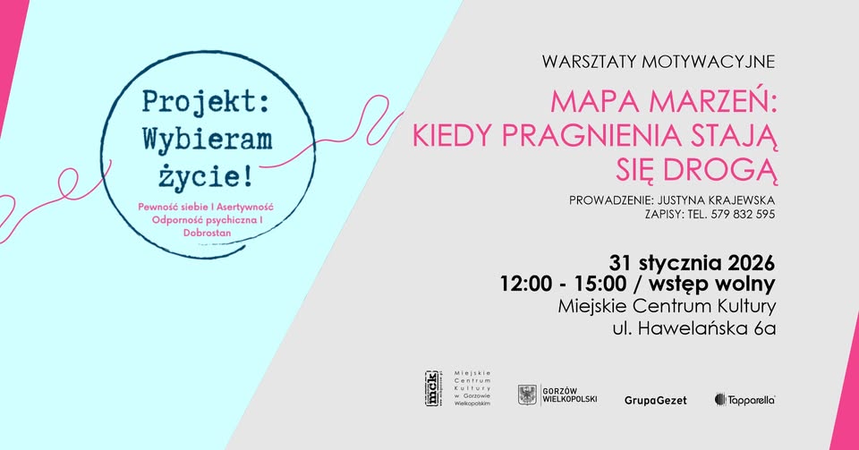 Mapa Marzeń, warsztaty dla dzieci, kącik poetycki