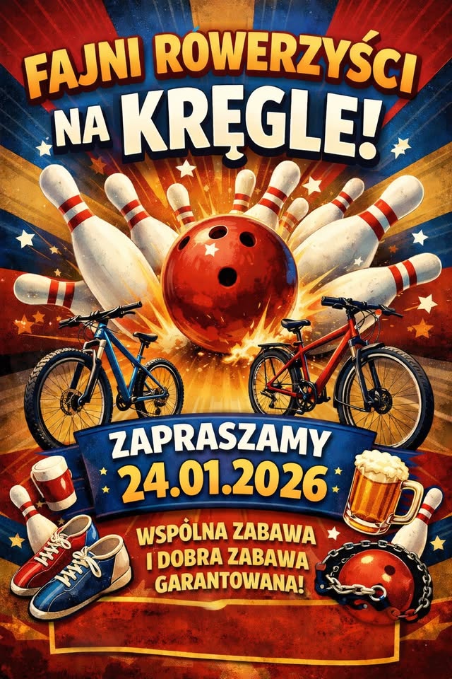 Kręgle z Fajnymi Rowerzystami