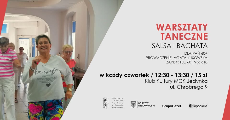Warsztaty taneczne – salsa i bachata