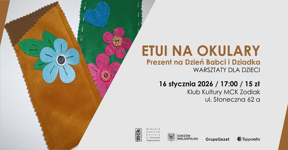 Etui na okulary – warsztaty dla dzieci