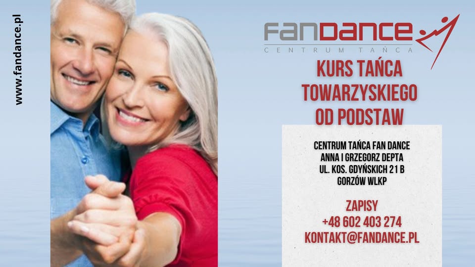 KURS TAŃCA TOWARZYSKIEGO od podstaw. Start 2 marca