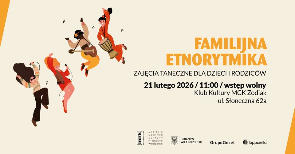 Familijna etnorytmika – zajęcia taneczne dla dzieci i rodziców