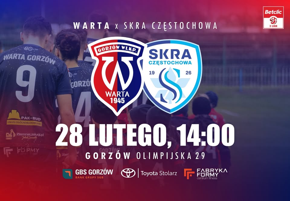 3 LIGA WRACA! Warta vs Skra