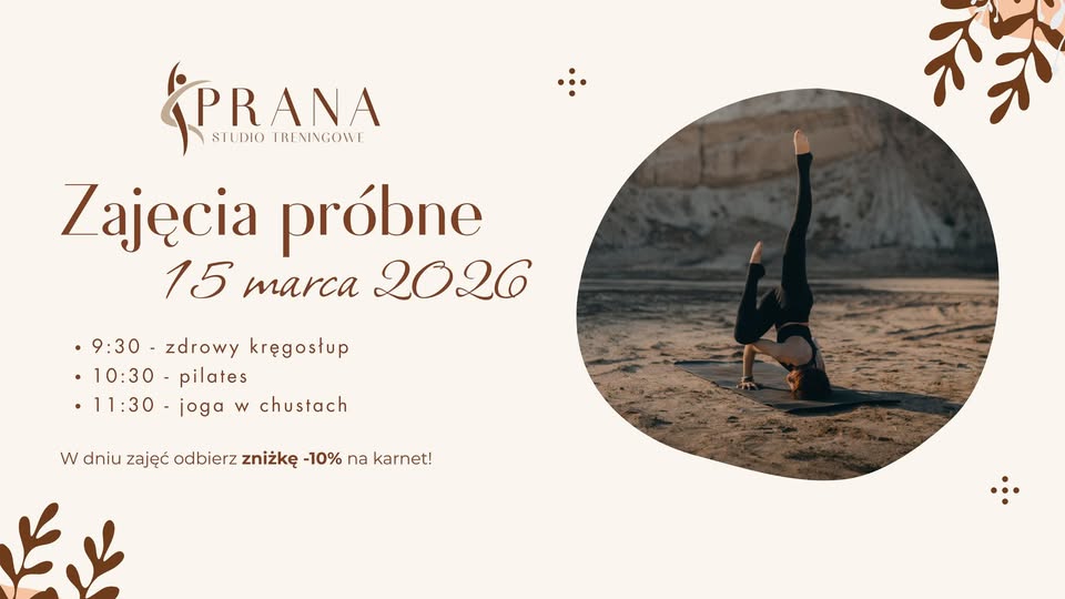Zajęcia próbne w nowym studiu treningowym PRANA