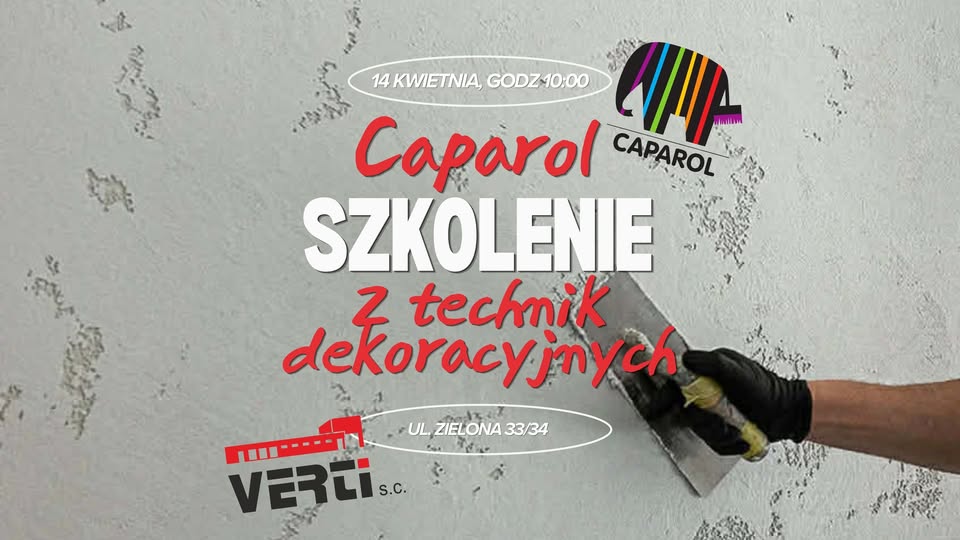 Szkolenie z technik dekoracyjnych Caparol