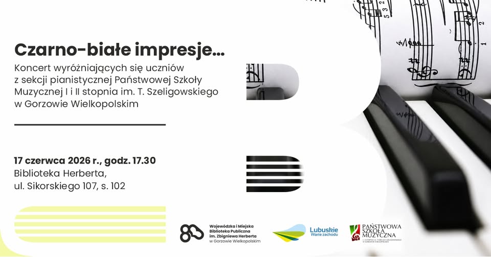 Czarno-białe impresje… – koncert uczniów sekcji pianistycznej Państwowej Szkoły Muzycznej