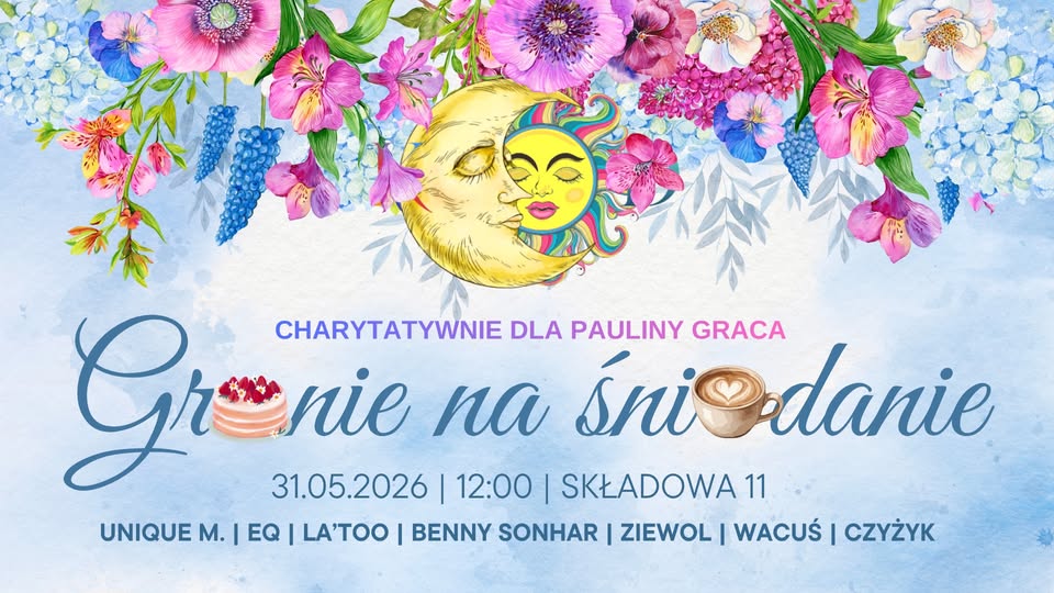 Granie na śniadanie ☕️🍰🌷☀️ – Charytatywnie dla Pauliny Graca