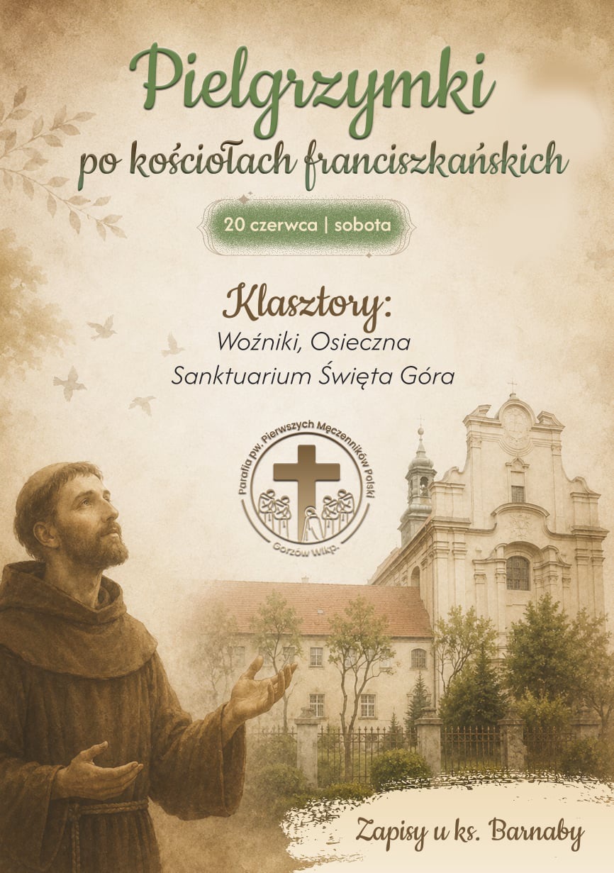 Pielgrzymka po kościołach franciszkańskich