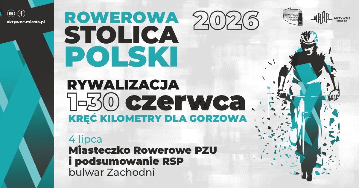 Kręć kilometry dla Gorzowa – Rowerowa Stolica Polski – Miasteczko Rowerowe PZU i podsumowanie RSP