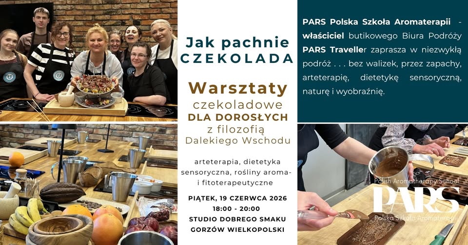 Jak pachnie CZEKOLADA. Warsztaty sensoryczne DLA DOROSŁYCH z filozofią Dalekiego Wschodu