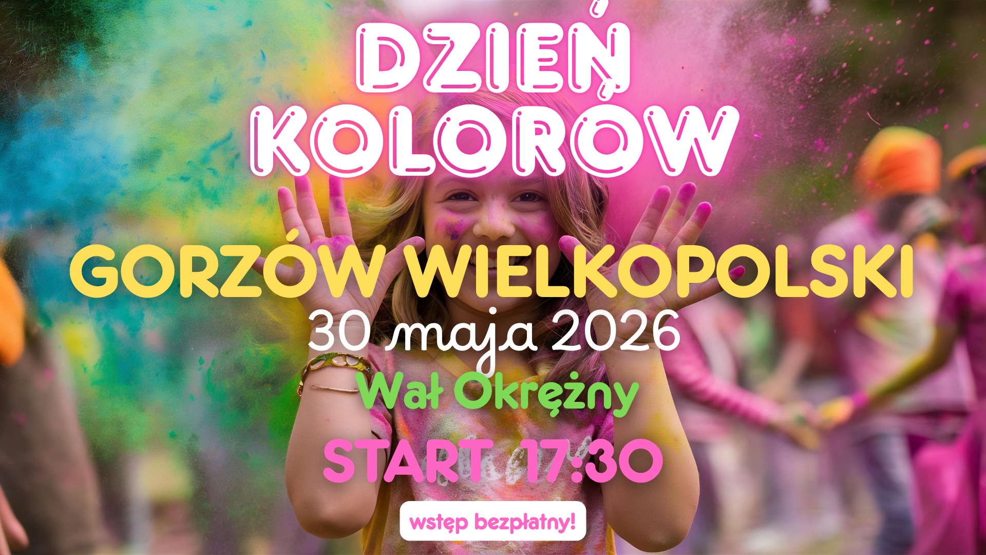 🌈 DZIEŃ KOLORÓW W GORZOWIE WIELKOPOLSKIM – kolory mają moc, przekonaj się sam!🌈