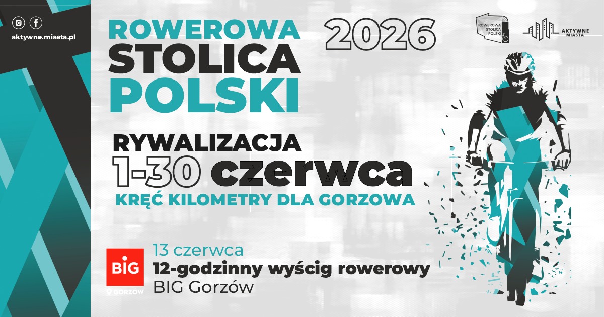 Kręć kilometry dla Gorzowa – Rowerowa Stolica Polski – 12-godzinny wyścig rowerowy