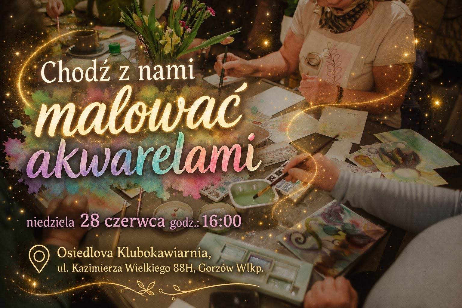 Chodź z nami malować akwarelami – Gorzów Wlkp.