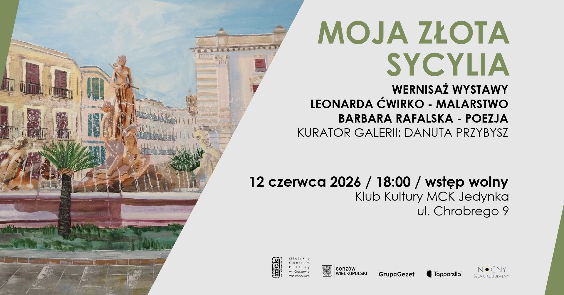 Wernisaż „Moja złota Sycylia” – NSK 2026