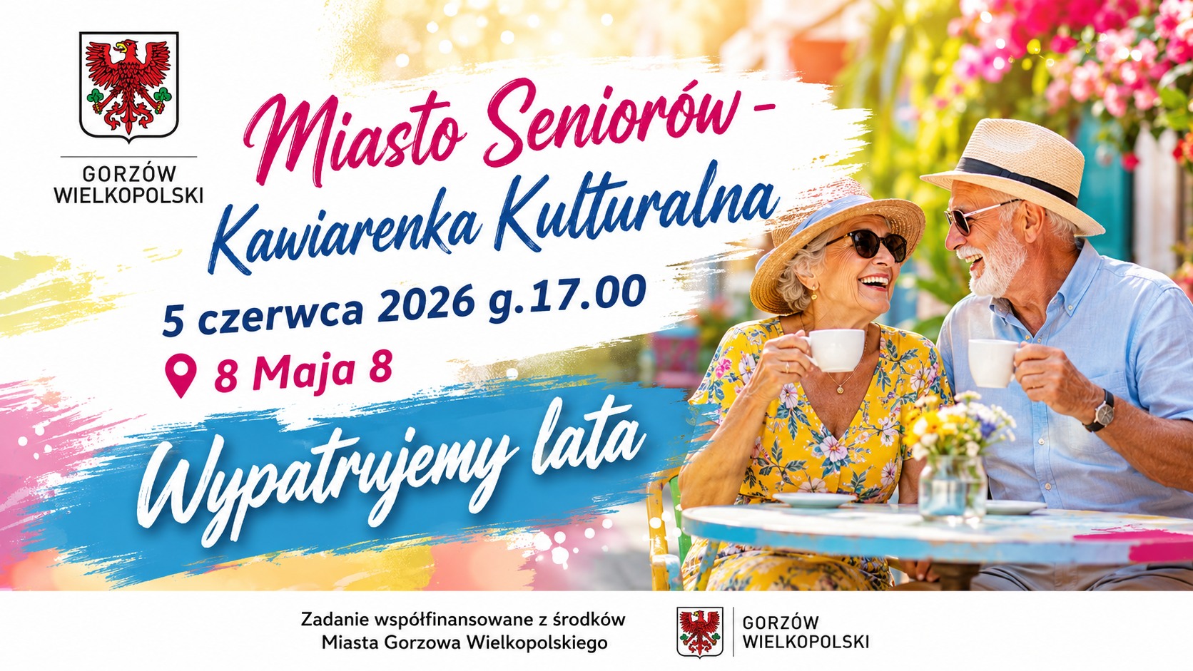 MIASTO SENIORÓW – KAWIARENKA KULTURALNA! CZERWIEC 2026!