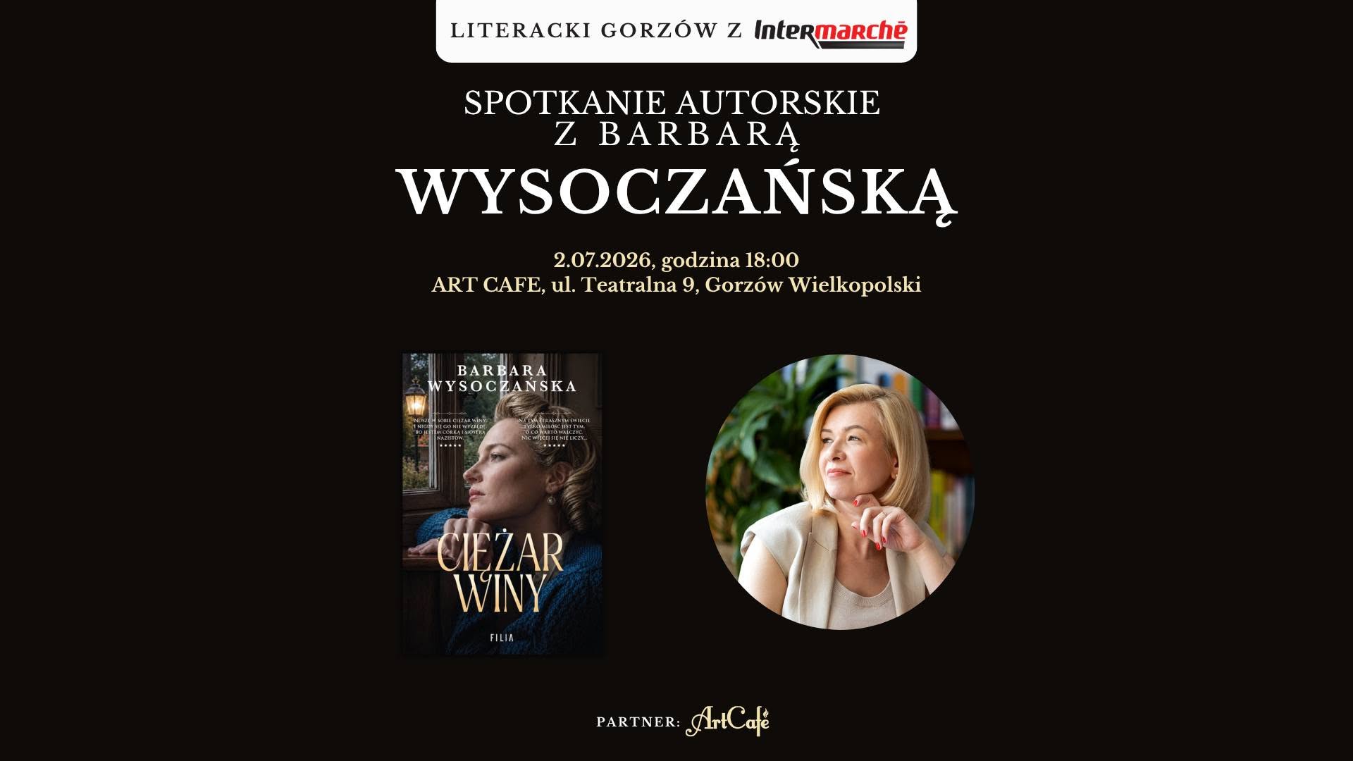 Spotkanie autorskie z Barbarą Wysoczańską – Literacki Gorzów 2026