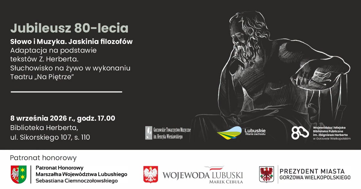 80 lat WiMBP: Słowo i Muzyka. „Jaskinia filozofów” – słuchowisko na żywo