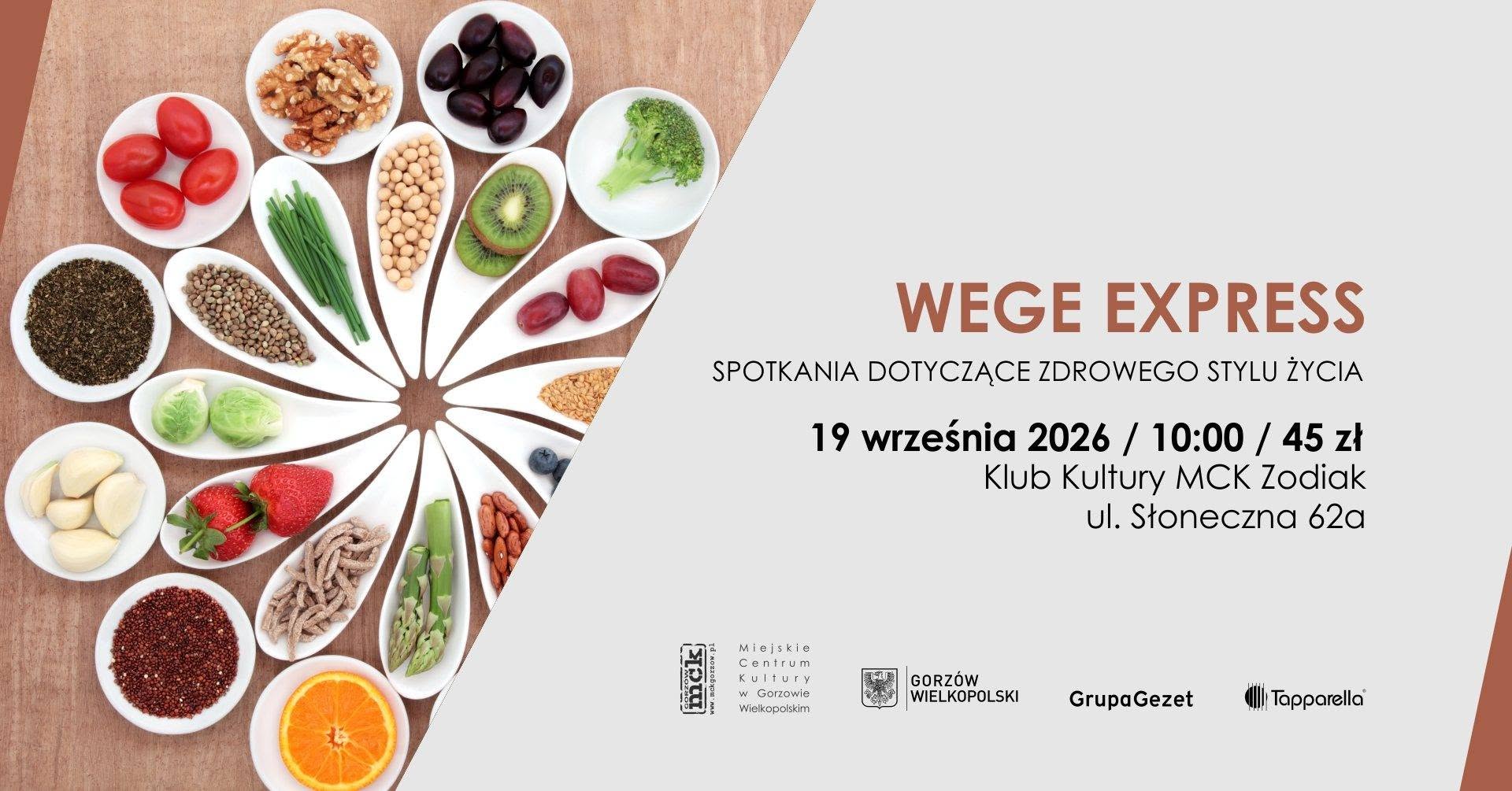 Wege express – warsztaty dla dorosłych dotyczące zdrowego stylu życia