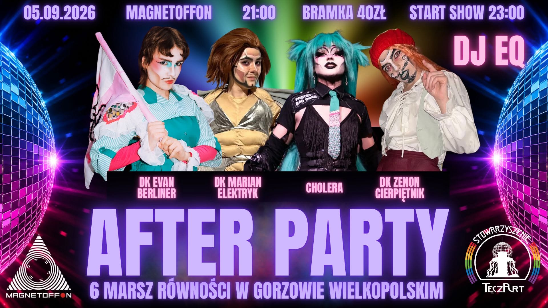 🏳️‍🌈 AFTER PARTY po 6 Marszu Równości w Gorzowie Wielkopolskim ⭐