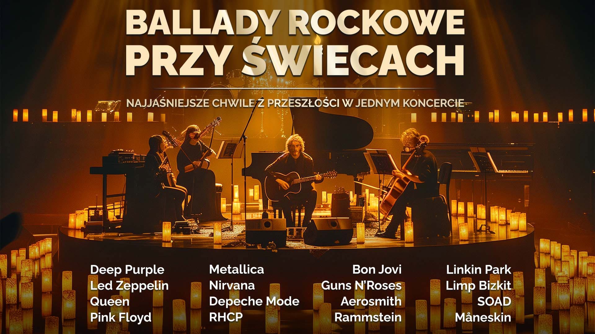 Ballady Rockowe przy Świecach – Gorzów, CEA Filharmonia Gorzowska, 01.09, 19:30
