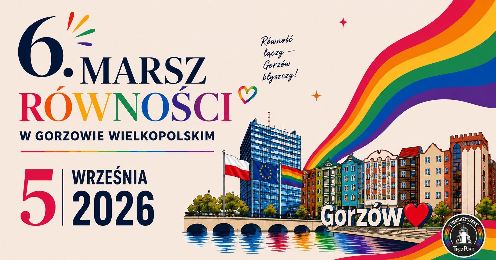 6 Marsz Równości w Gorzowie Wielkopolskim 🏳️‍🌈