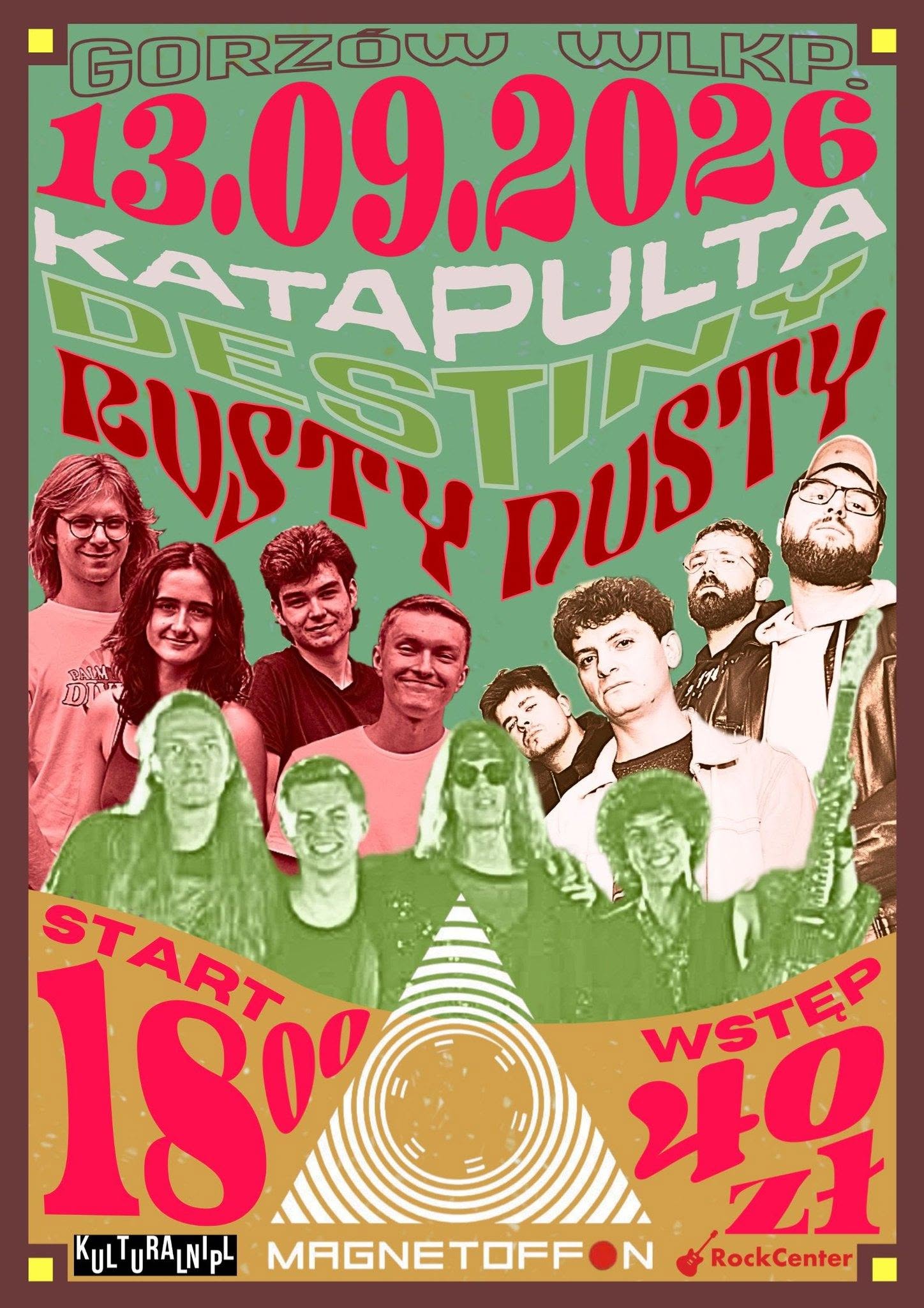 Koncert Katapulta / Destiny / Rusty Dusty Rock Band || MagnetOffOn