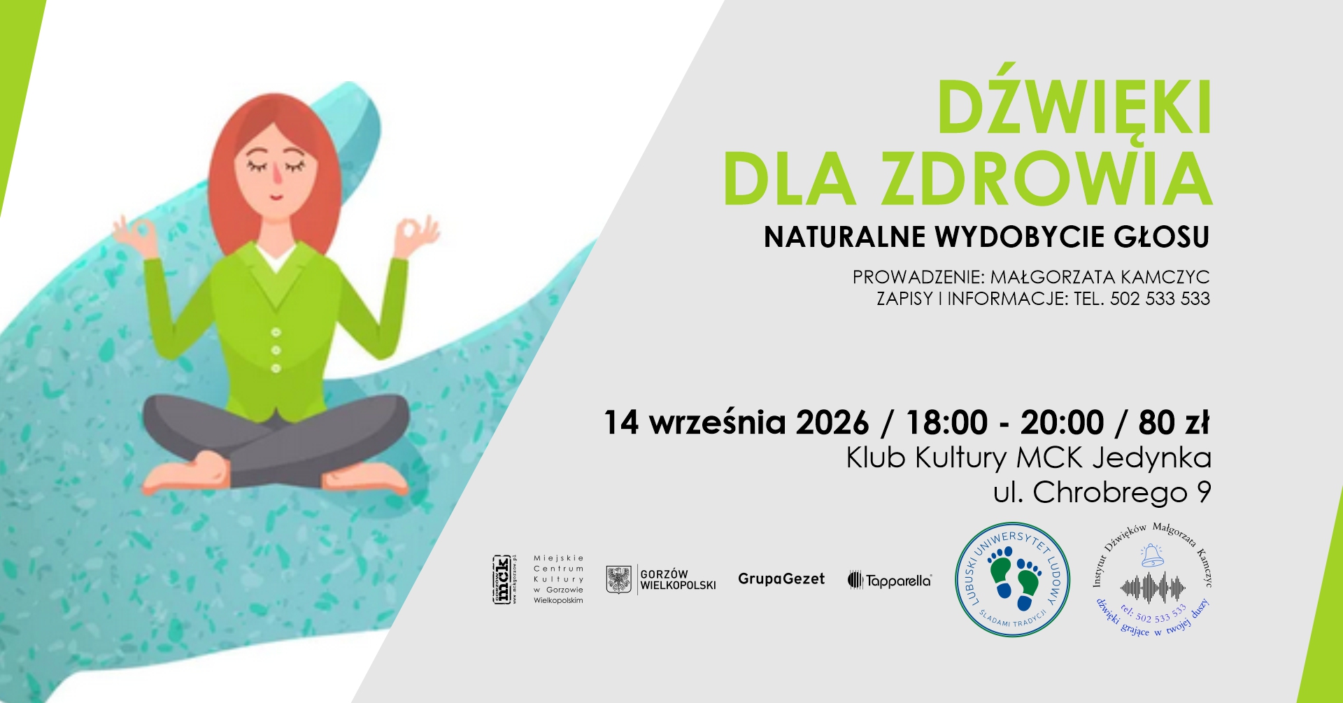 Warsztaty „Dźwięki dla zdrowia”