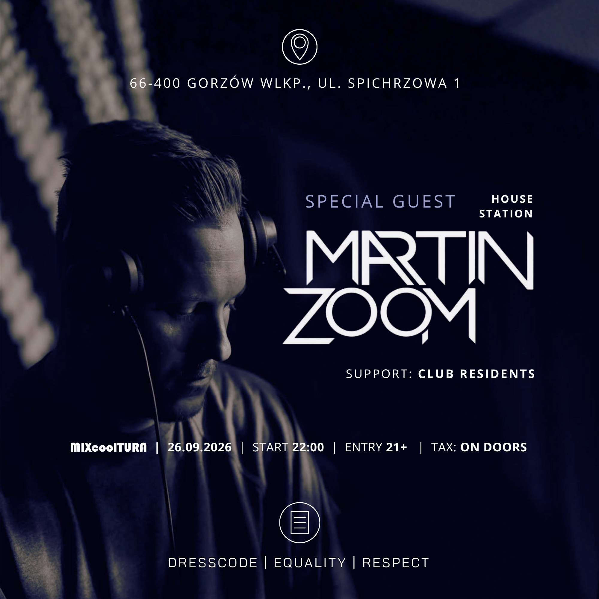 HOUSE STATION | Special Guest: MARTIN ZOOM | 26.09