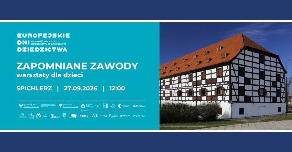 Zapomniane zawody – warsztaty dla dzieci | Europejskie Dni Dziedzictwa