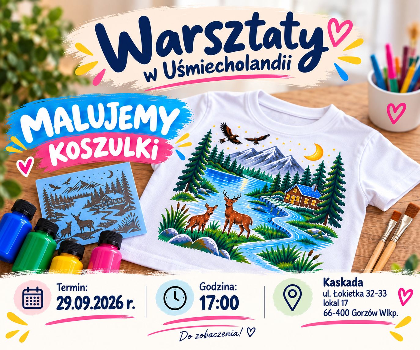 Malowanie koszulek- Warsztaty