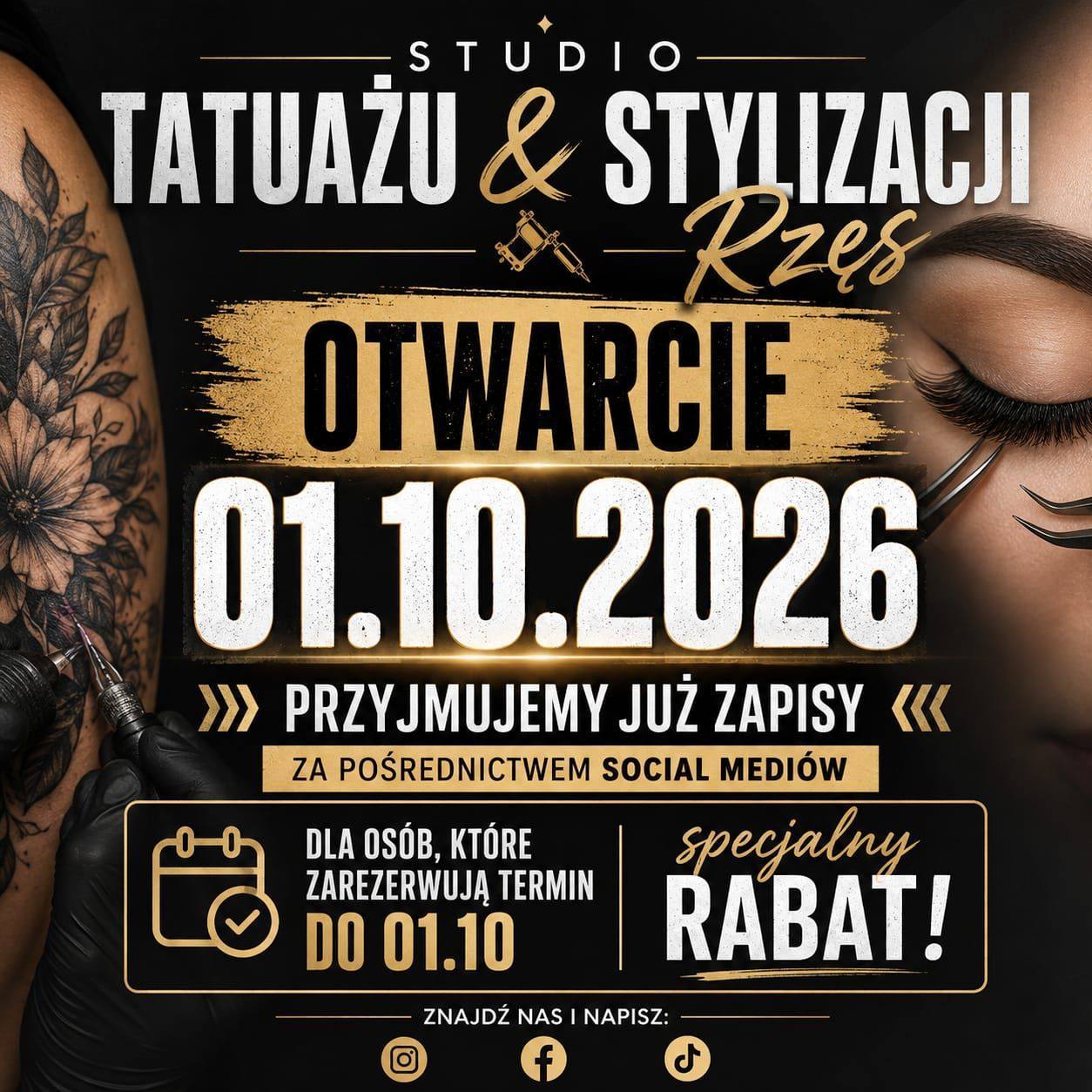 Otwarcie Studia Tatuazu/Stylizacji Rzęs – W Dobrym Stylu