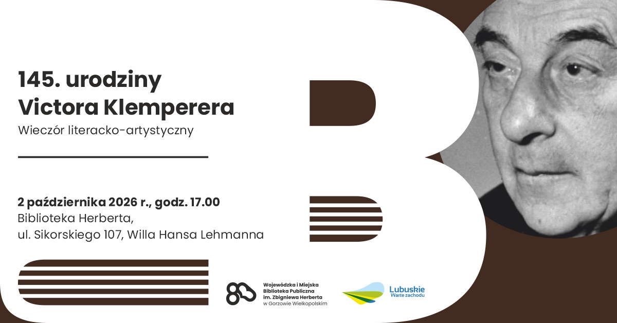 145. urodziny Victora Klemperera – wieczór literacko-artystyczny