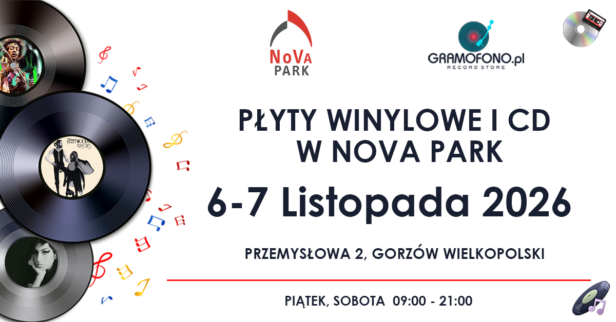 NoVa Park - Płyty winylowe oraz CD- GORZÓW WLKP. - 2 dni 